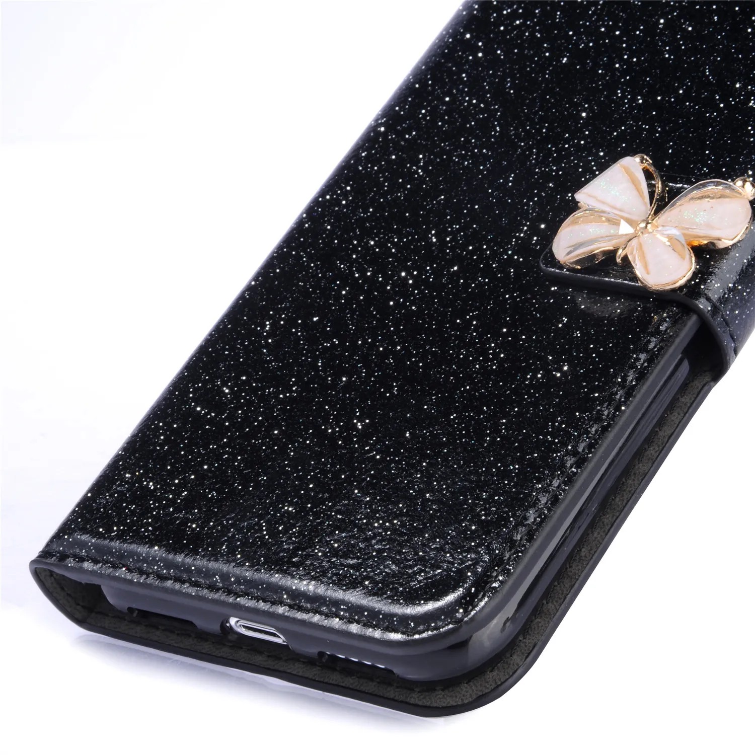 Рождественский подарок Блестящий 3D тисненый узор с бабочками из искусственной