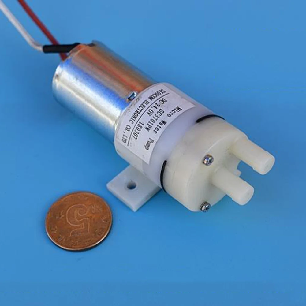 

Micro Mini Water Pump Powerful 370 Self-priming Pump Vacuum Pump DC 24V Mute Pump for Electric Mop 370 Motor Water Dispenser