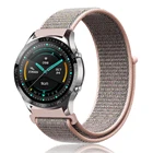 Ремешок нейлоновый для Samsung Watch 3 Galaxy 46 мм Active 2 44 мм Gear S3 Amazfit, браслет для наручных часов HUAWEI GT 2e pro, 20 мм 22 мм