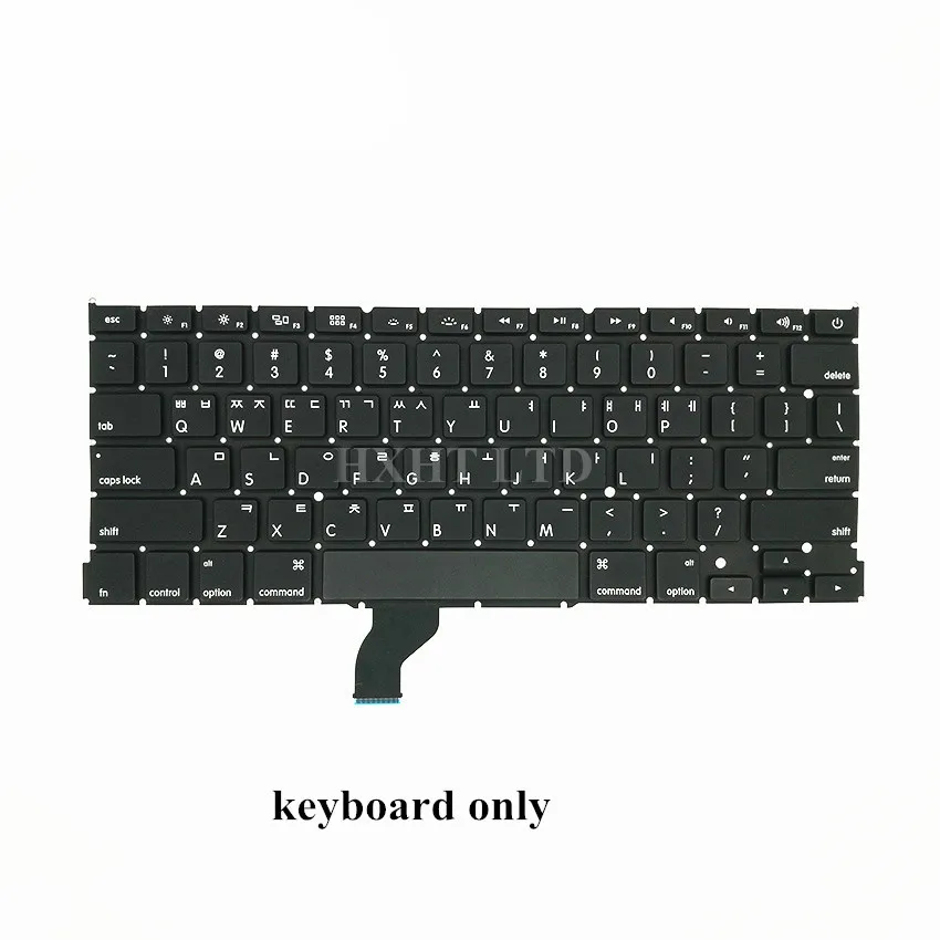 Клавиатура A1502 KR Korea для Apple Macbook Pro Retina 13 дюймов клавиатура с подсветкой ME864 ME865 ME866