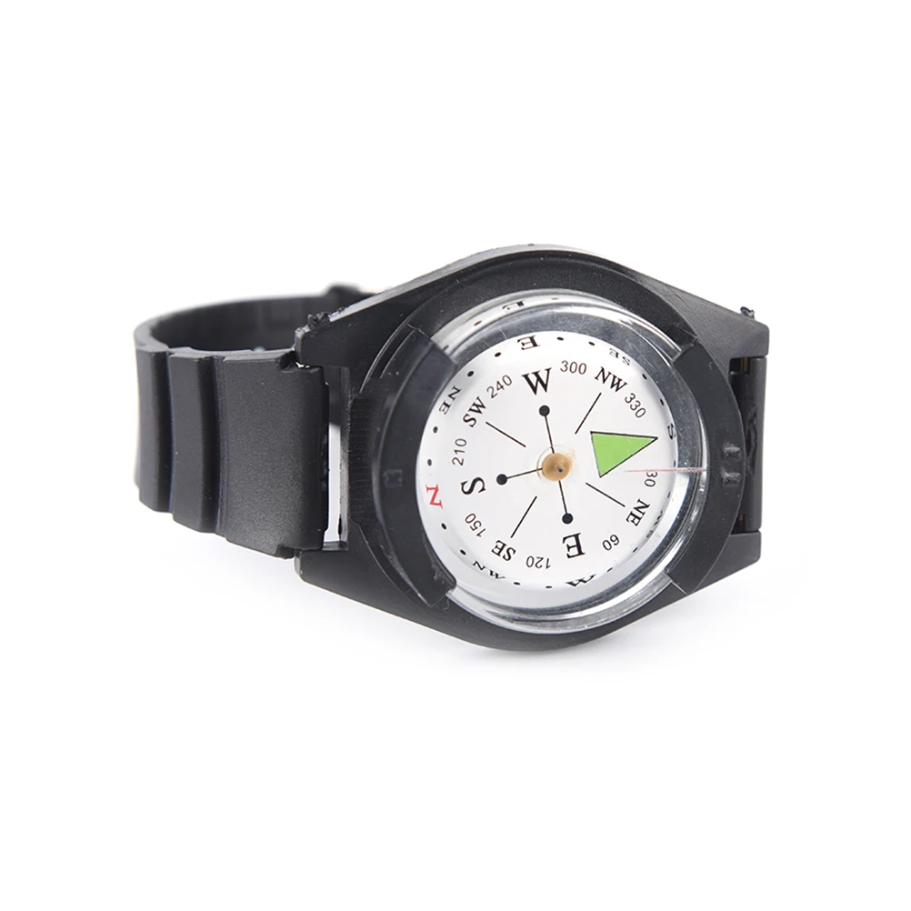 Высококачественные походные часы 2018 черный ремешок тактический компас на