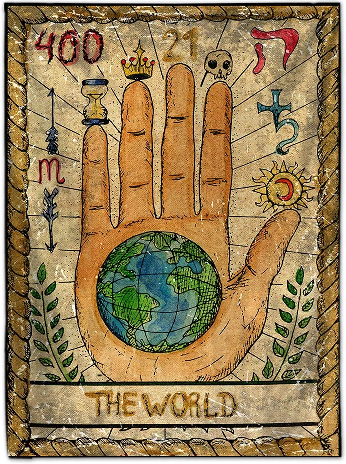 Луна Звезда настенный таинственный гобелен домашний декор | Дом и сад