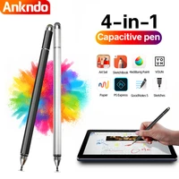 universal stylus pen for phone 4 in 1 drawing writing for samsung pens capacitive screen caneta tablet smartphone accessories