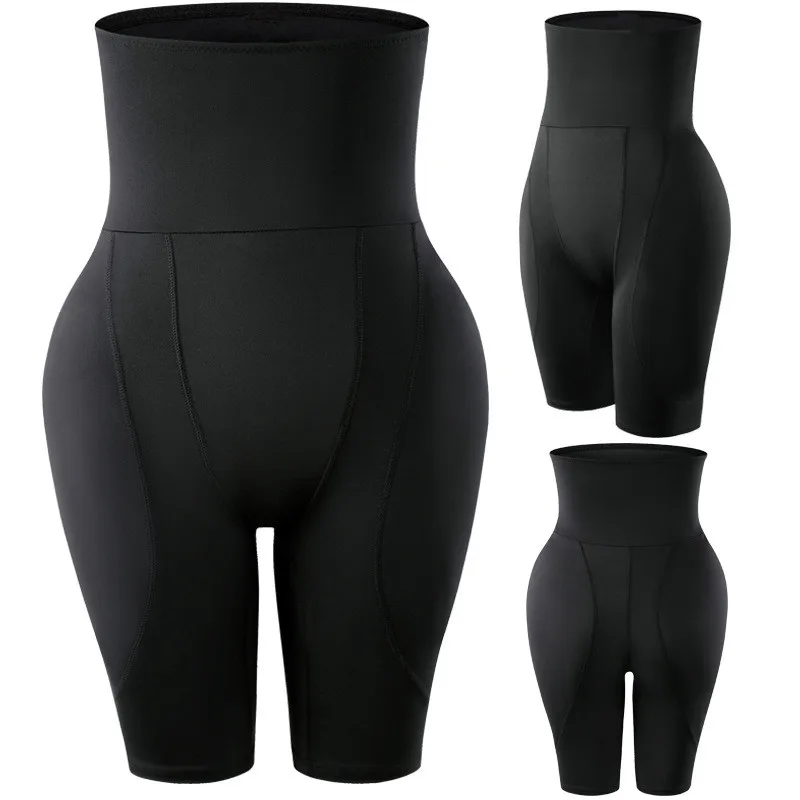 

Утягивающее нижнее белье с подкладкой, женские трусики с высокой талией, тренировочный триммер для живота, Корректирующее белье для ягодиц