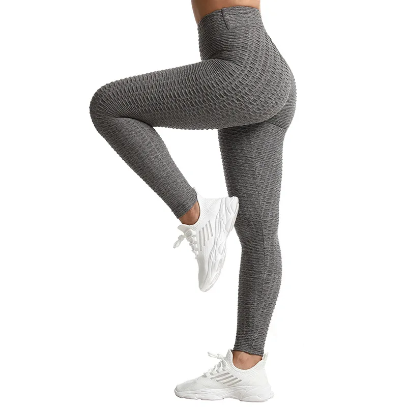 

Shi Nuoxuan Ms. AB yarn sports abdomen and hips fitness high-waist jacquard hip-lifting breathable running bottoming yoga pants