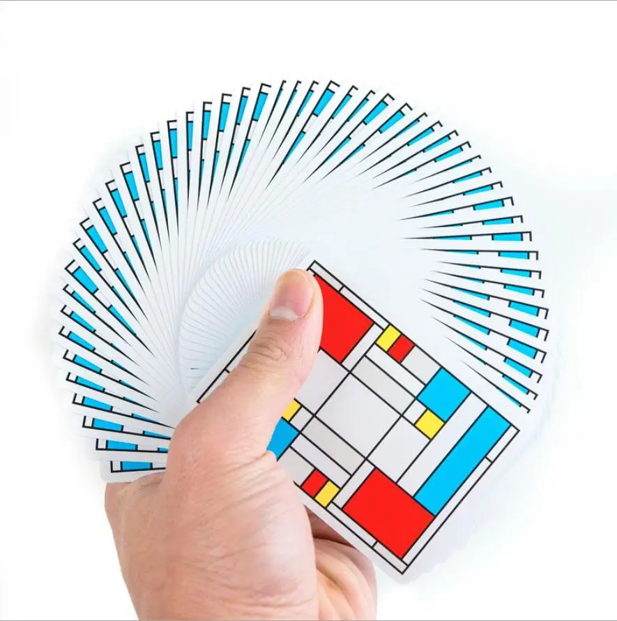 Mondrian Ellusionist игральные карты обычный колода Райдер задняя карта волшебный трюк