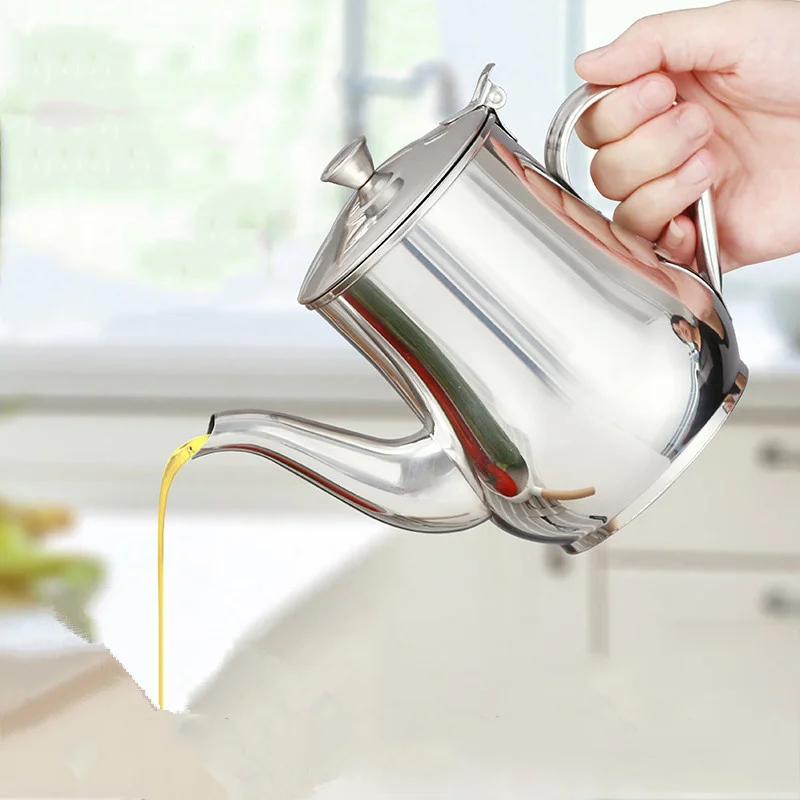 Бытовая банка для масла из нержавеющей стали 304 герметичная оливкового соевого