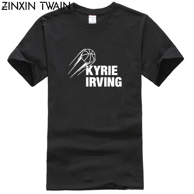 Новинка мужские футболки с логотипом Kyrie Irving лето 2019 футболка коротким рукавом и