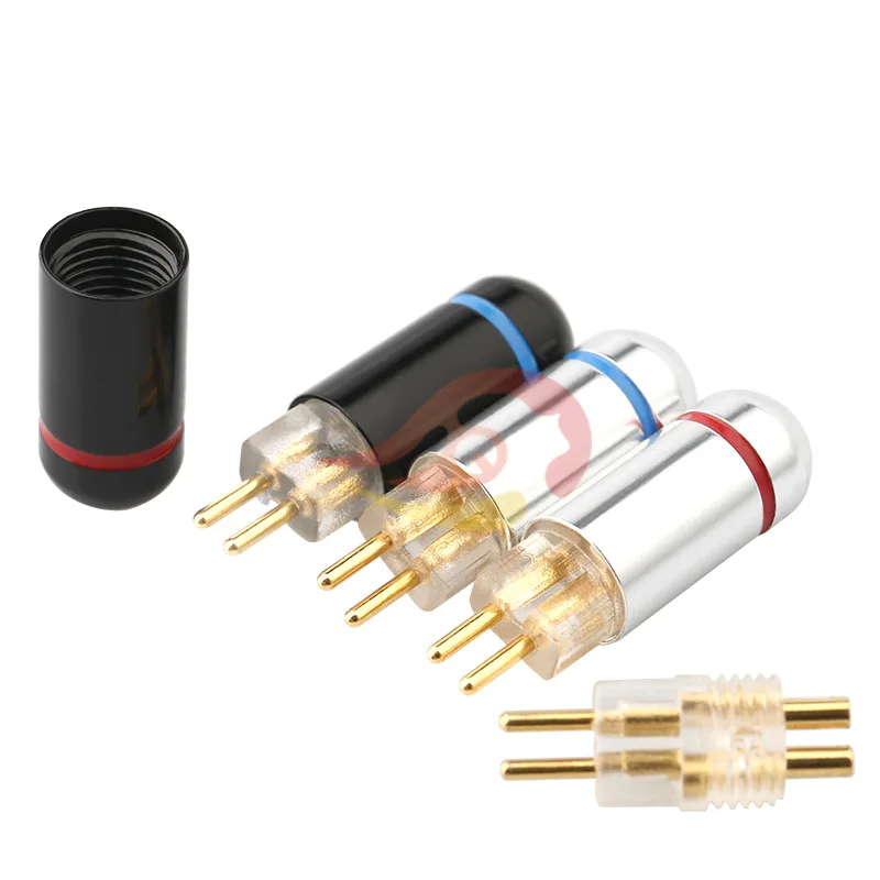 1 пара аудио разъем адаптер для наушников 2Pin разъем для IE8 IE8I IE80 DIY HiFi наушники аудио кабель 0,78 мм металлический разъем соединения