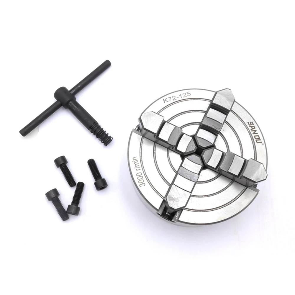 

Патрон токарный, 4 челюсти, об/мин