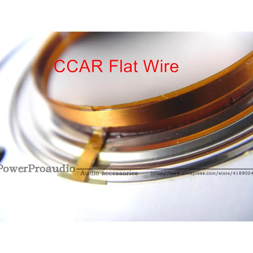 CCAR FLAT WIRE 4 шт. диафрагма для Behringer Eurolive 34T120H8 B114 B115 8 Ом 1,3" динамик рога драйвер 34T30D8 чистый алюминиевый плоский провод - Цвет: CCAR FLAT WIRE