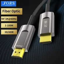 JORS HDMI-compatible Cable Fiber Optic High Speed 2.0 Video 4K HDR for Switch Rtx 3080 PS5 PS4 TV Box Laptop Projector Xbox