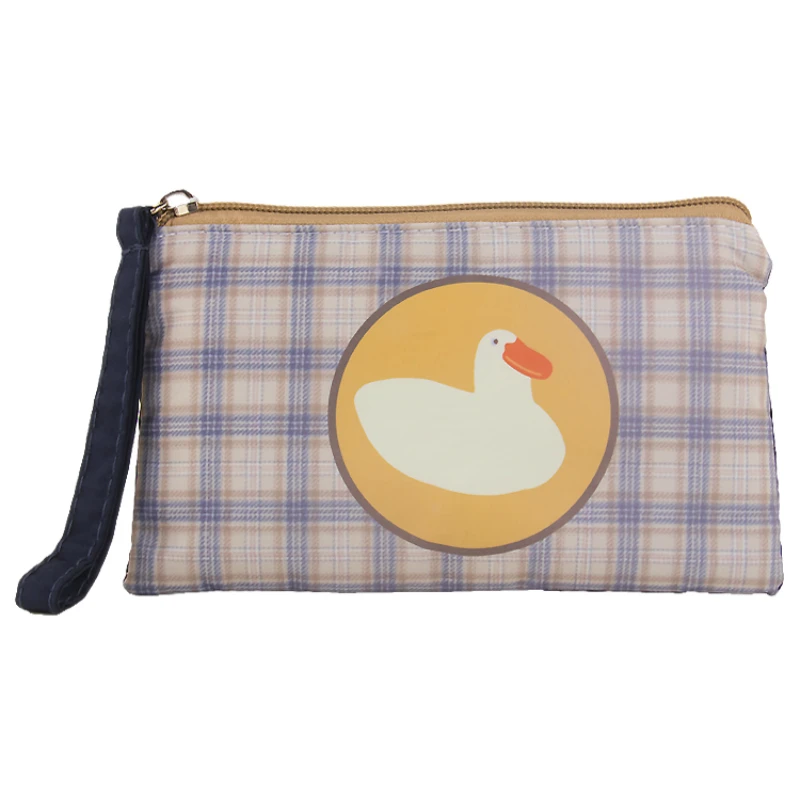 

Coin Purses Women Canvas Japanese-style Cartoon-printed Waterproof Handle Wallets Phone-holder Students Fashion Ulzzang Shopping