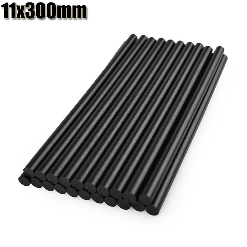 

Клеевые стержни для автомобильного пистолета, 11 мм x 300 мм, черные термоплавкие Клеевые стержни, инструмент для ремонта автомобиля, безкраше...
