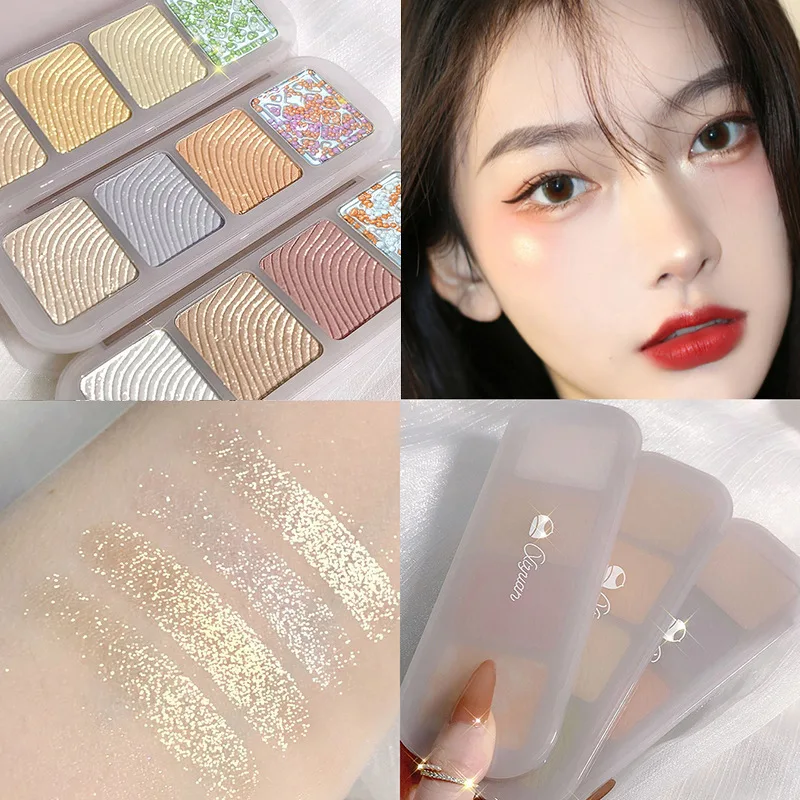 

Naturally Face Powder Makeup Foundation Oil-control Brighten Concealer Whitening Make Up Pressed Powder With Puff MA