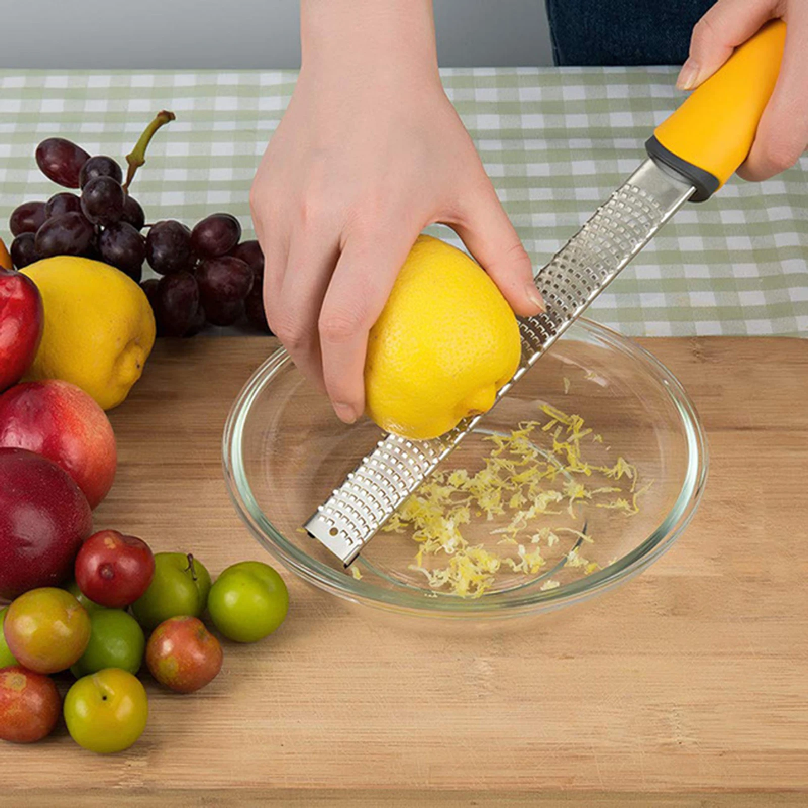 

Cheese Grater Lemon Citrus-Citrus Chester Grater, Parmesan Cheese, Vegetables, Handheld Fruit Grater, Kitchen Microblade Grater
