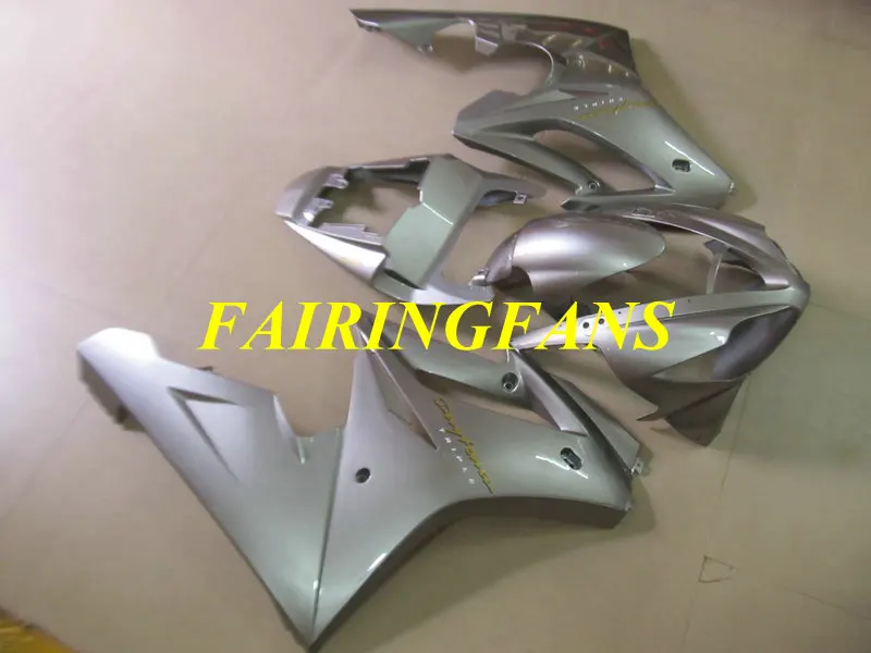 Инъекции Обтекатели на кузов для Triumph Daytona 675 06 07 09 DAYTONA 2006 2007 2008 ABS Серебряный