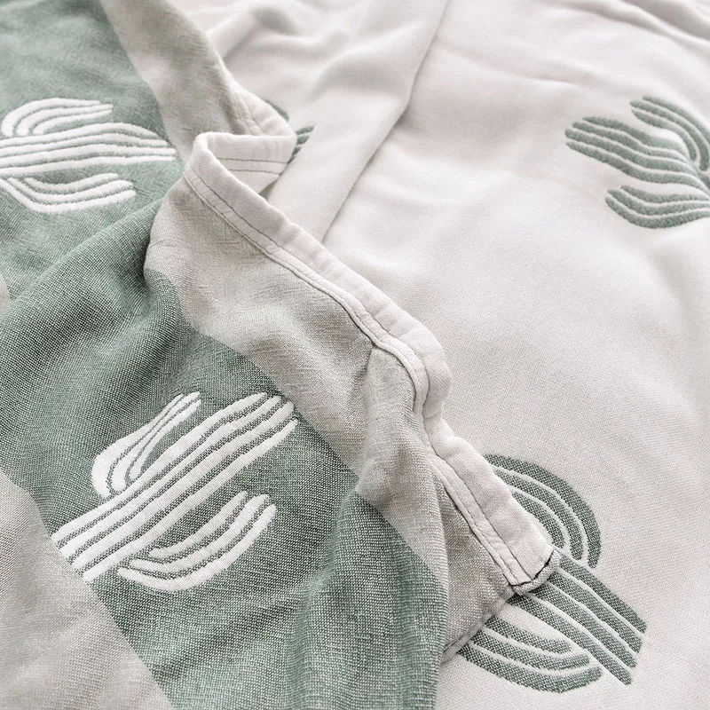 Нордическое современное простое одеяло с рисунком кактуса полотенце из