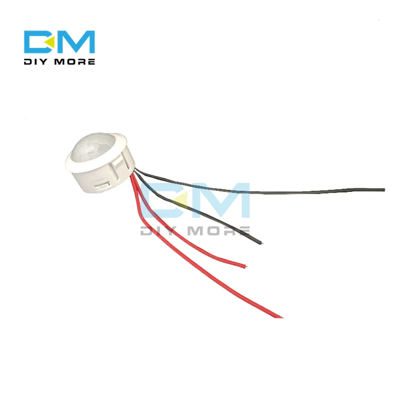 

DC 12V 24V Wiring Infrared Sensor Ceiling Lamp Human Body PIR Motion Movement Sensing Light Switches Bed Closet Cabinet Light