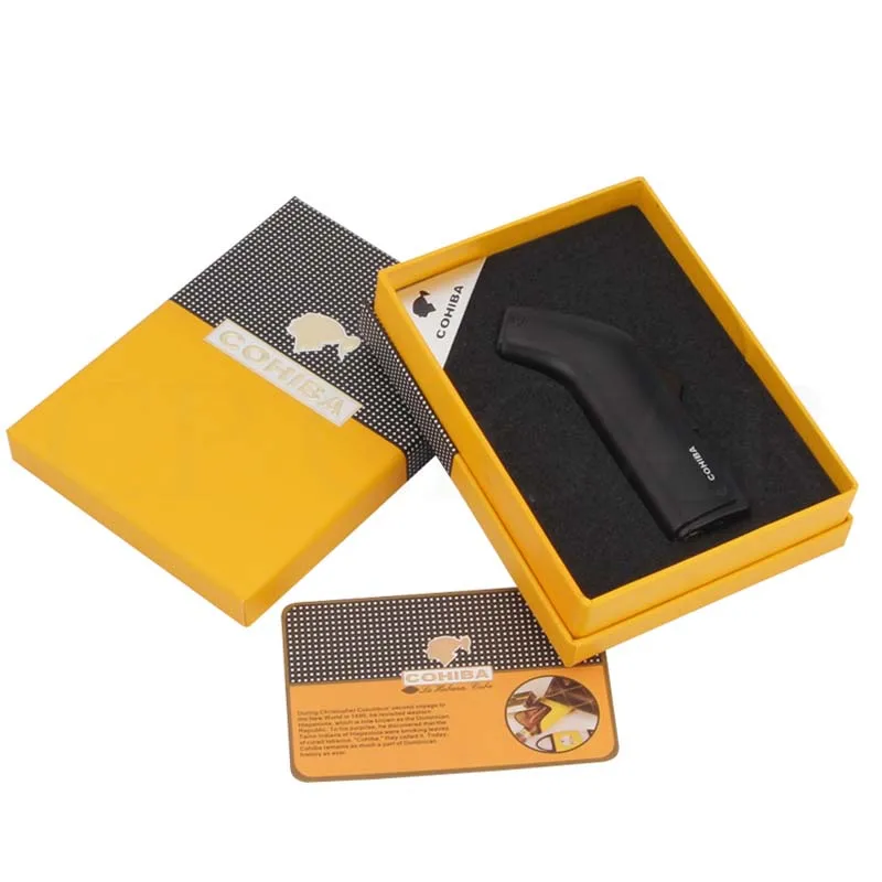 Зажигалка COHIBA 2 фонарь ветрозащитная карманная зажигалка для сигар Портативная