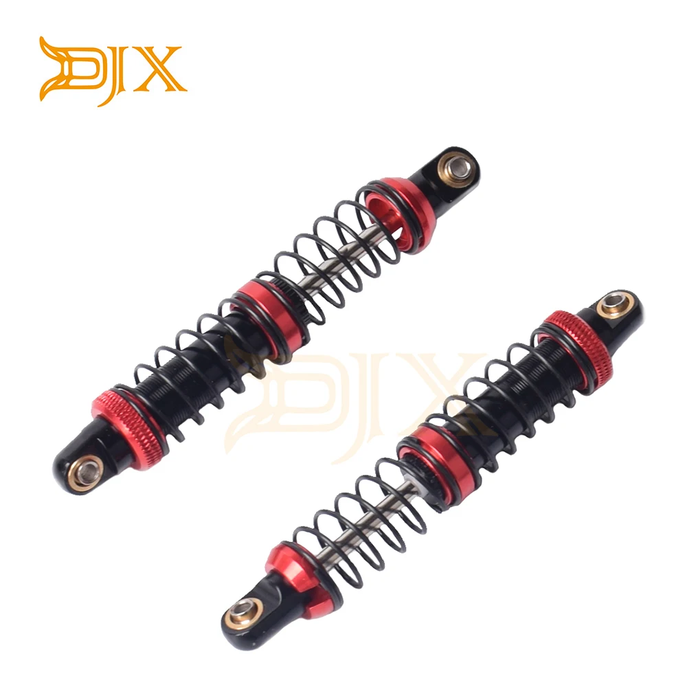 DJX 2 шт. металлический двойной пружинный амортизатор 86 мм для 1/10 Rc Гусеничный