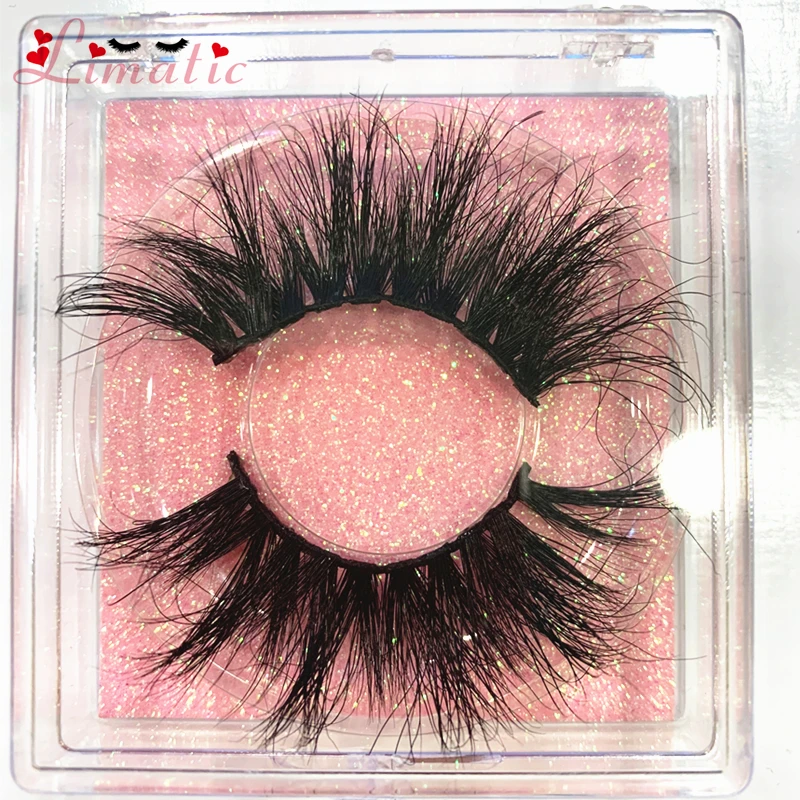 27 мм толстые длинные 100% безжестокие норковые ресницы натуральные драматические