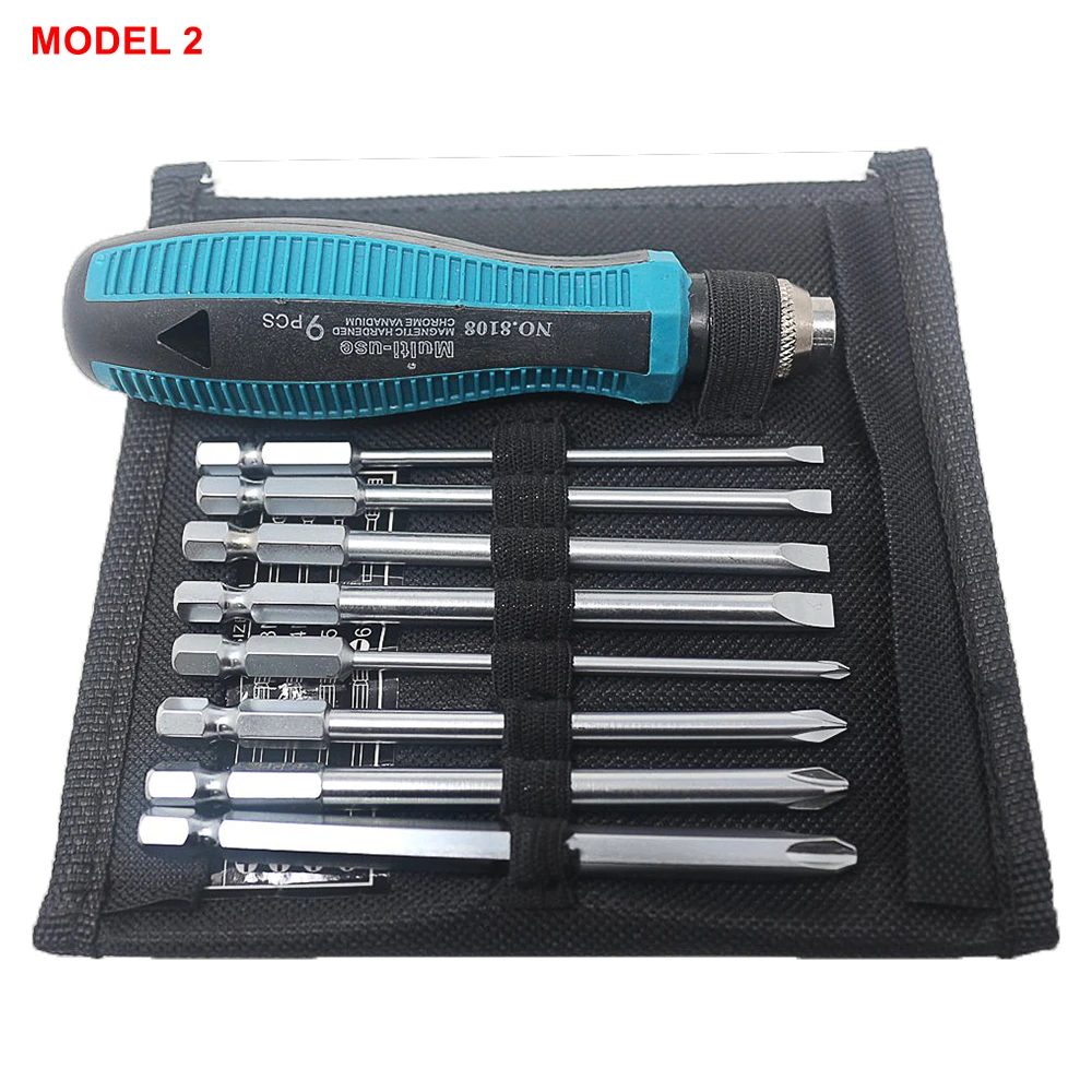 Набор прецизионных отверток с ручкой 9 в 1 ручная шлицевая отвертка Phillips ремонт