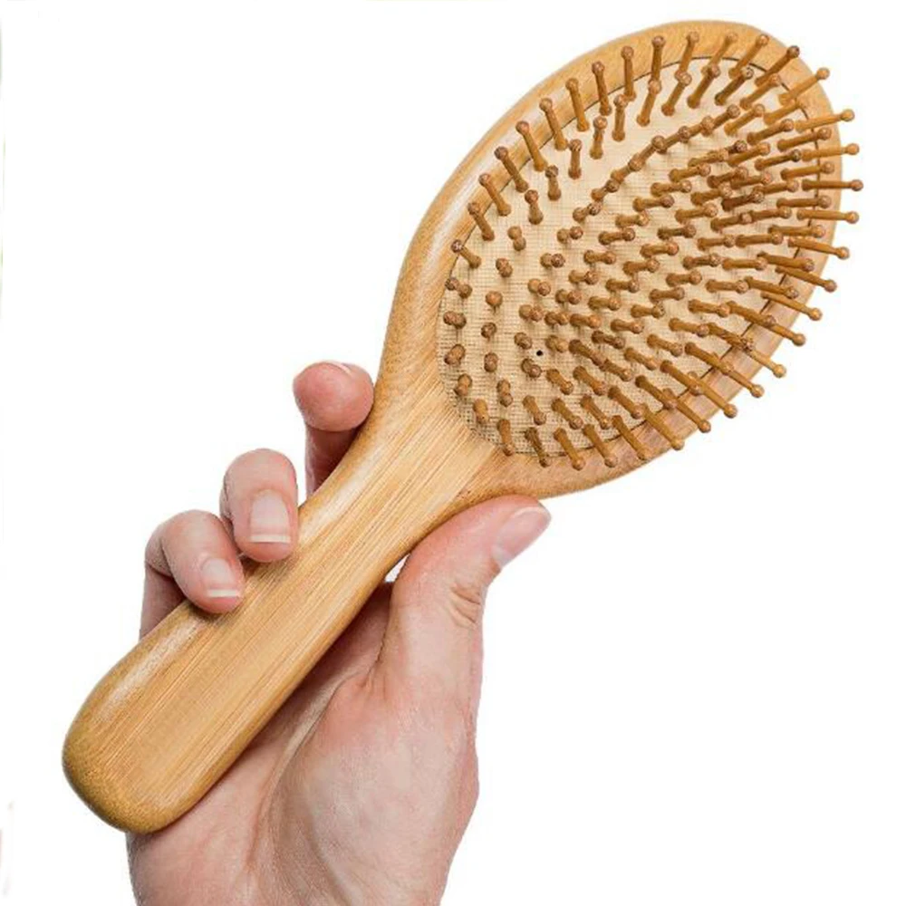 Brosse Wood Hair Comb Magique Cheveux Wooden Air Cushion Hair Brush for Scalp Massage Anti-static Comb Peigne Bois For Women