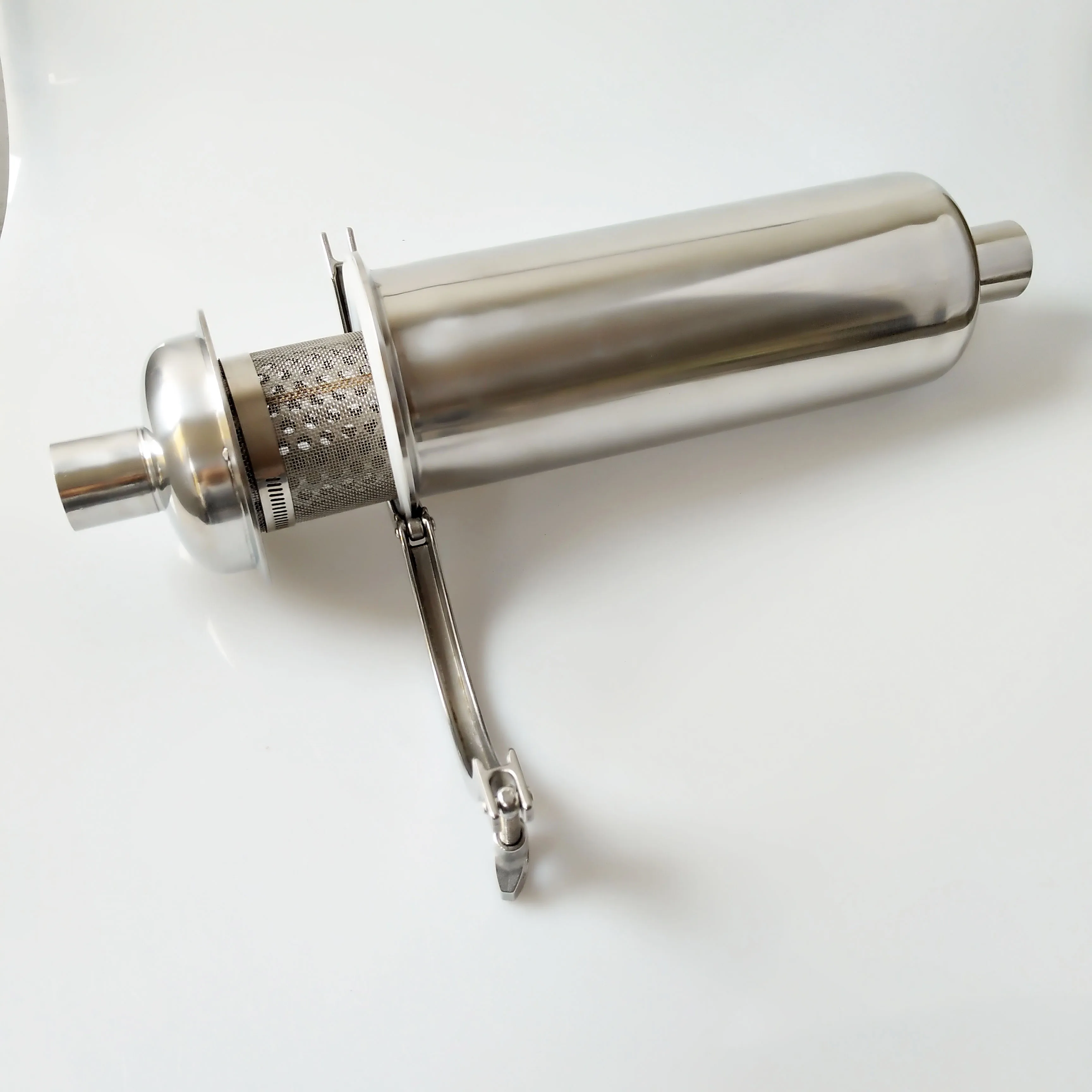 Санитарный встроенный фильтр подходит для труб 19/25/32/38 тройной зажим с сеткой 100
