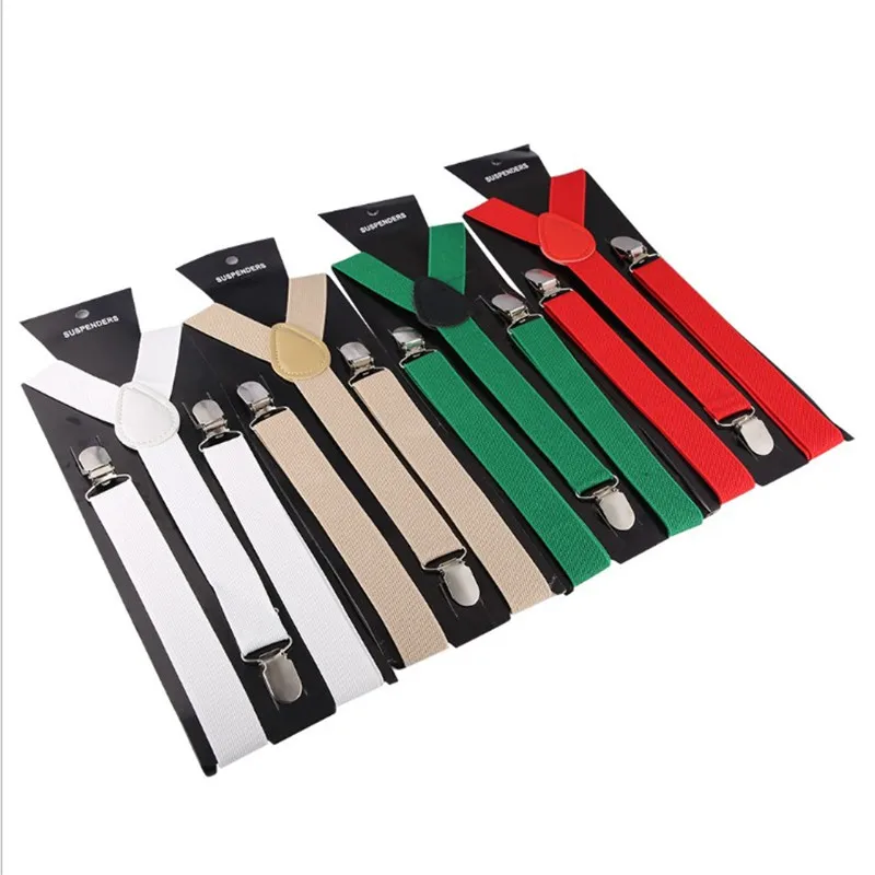 Эластичные кожаные подтяжки мужские 3 зажимы подтяжек винтажные s женские для