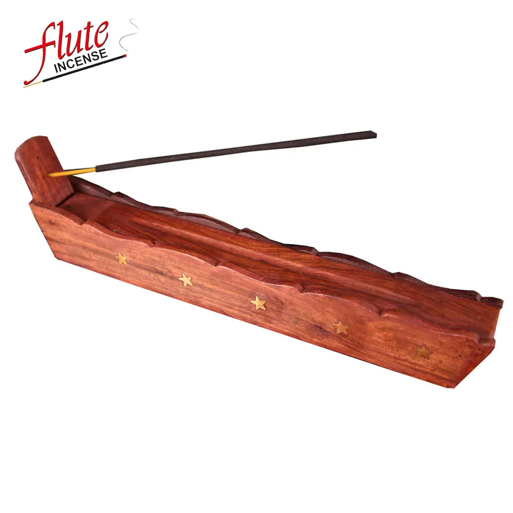 Палочка для ладана индийская ручная работа держатель из сандалового дерева