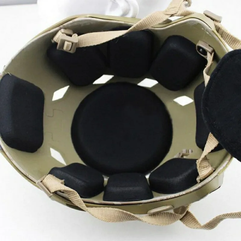 Portable EVA Helmet Pads Bike Motorcycle Padding Kit Tactical Protective Pad Helmet Replacement Suspension Pad Set Soft Cushion
