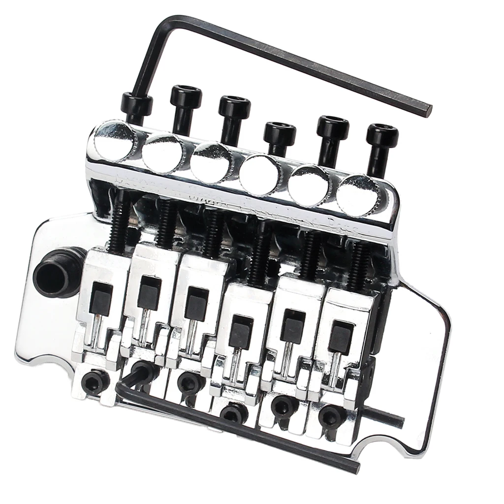 

6 Strings Electric Guitar Double Locking Tremolo for Electric Guitar Chrome