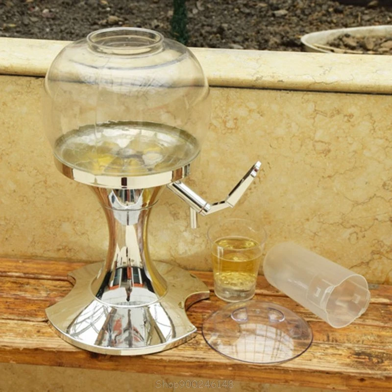 

Portable Ice Core Ball Shape Beverage Dispenser Practical Container Durable Stainless Steel Cold Draft Beer Tower Pourer S23 20