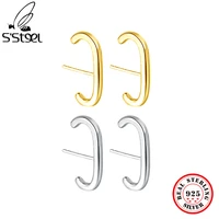 ssteel sterling silver 925 stud earrings for women cute earring minimalist 2021 trend new luxury earing accessories for jewelry