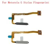 fingerprint sensor home button flex cable for motorola moto g stylus 2021 fingerprint sensor scanner touch id repair parts