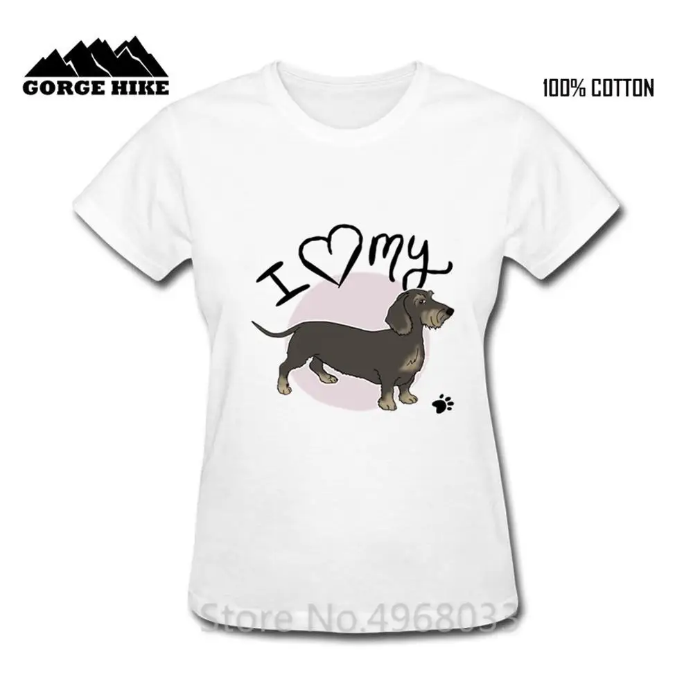 Женская летняя футболка с надписью I Love My Wire и Women из 100% хлопка классические модные