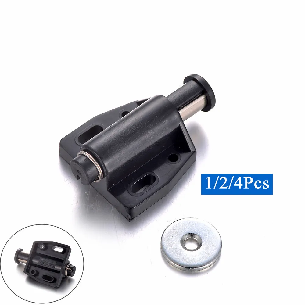 1/2/4 шт. дверной стоппер Магнитный съемник для жестких бирок для электронного отслеживания товара, нажмите, чтобы открыть поймать Touch единый тихий Буфер Заслонки дверца кухонного шкафа шкаф со стеклянными дверями магнит