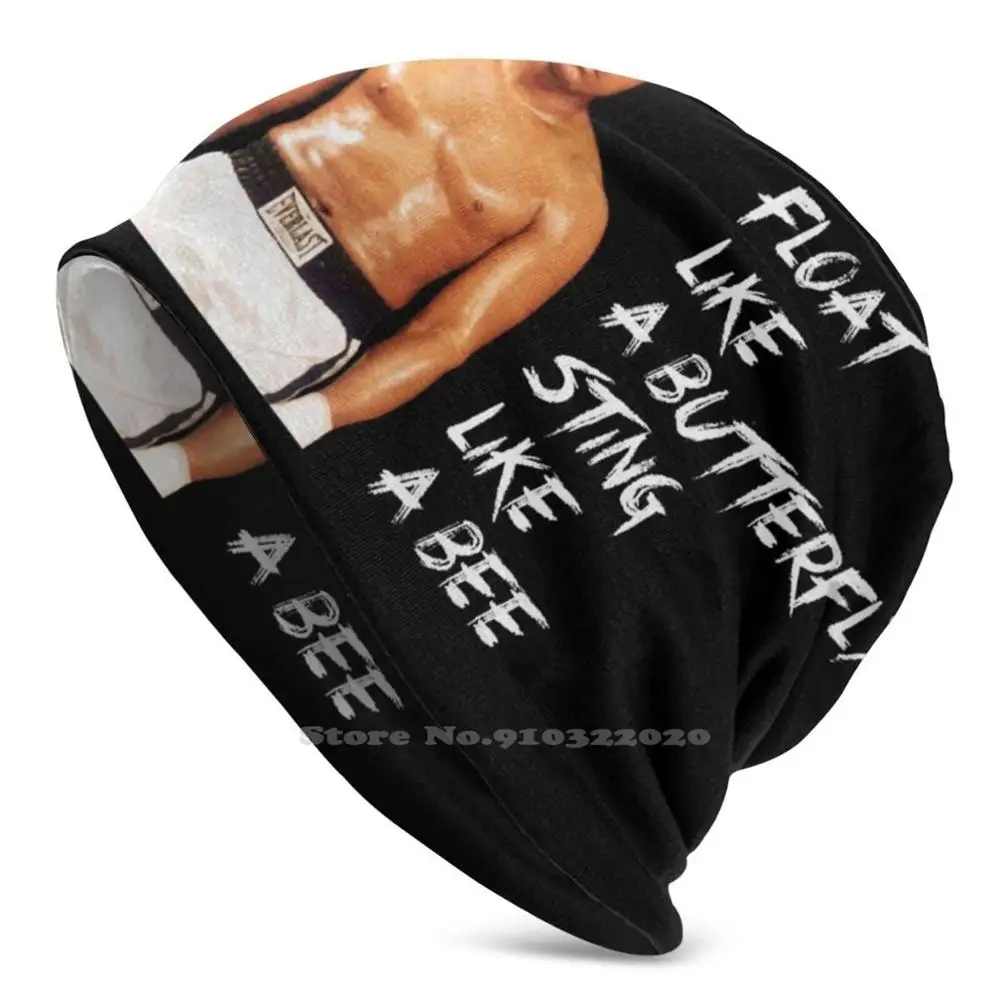 

Float Like A Sting Like A Bee Outdoor Sports Thin Windproof Soft Fashion Beanie Hat Float Boxing Muhammad Ali Mohamed