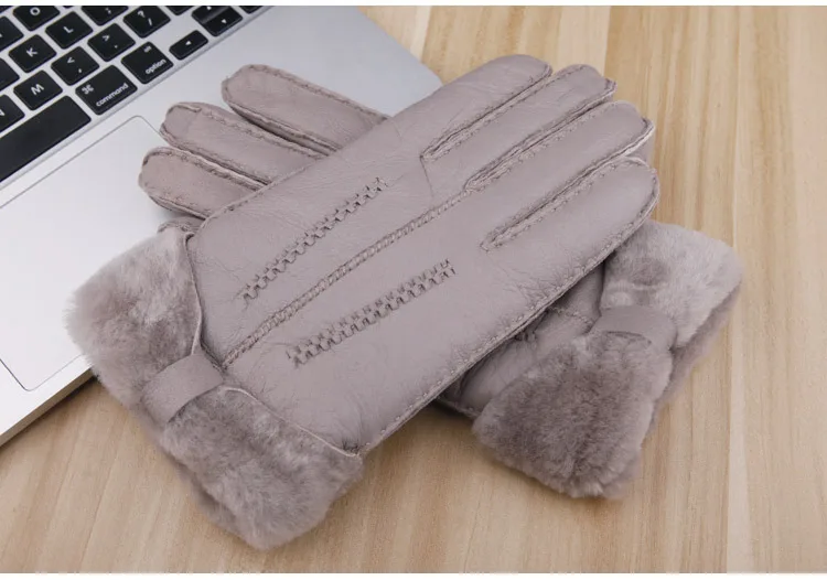 Перчатки ветронепроницаемые женские из натуральной кожи|Женские перчатки| |