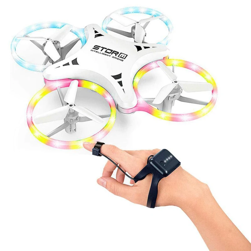 

Gravity Sensing Watch Foldable Portable Remote Control RC Drone 3D Roll One Key Take Off Intelligent Hover MINI RC Quadcopter