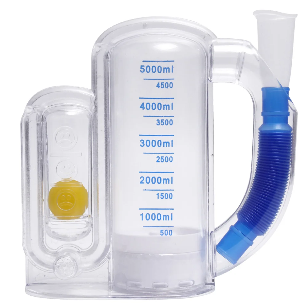 

5000ml Apparatus Vital Capacity Breathing Trainer Incentive Spirometer Lung Breathing Exerciser Rehabilitation Trainer