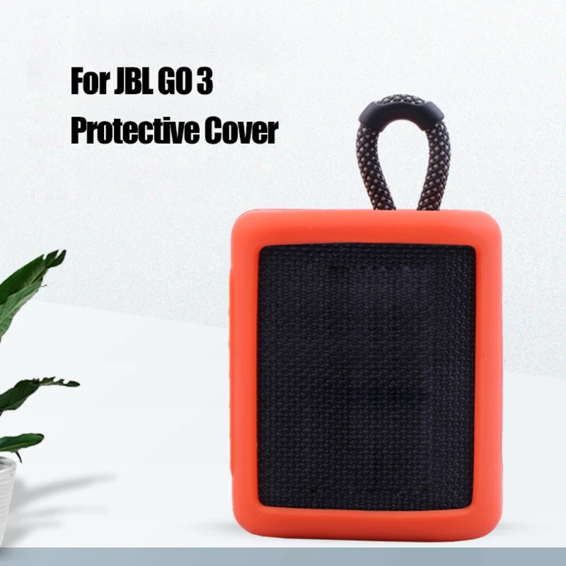 Защитный силиконовый чехол противоударный для JBL GO 3 GO3 Bluetooth совместимый с