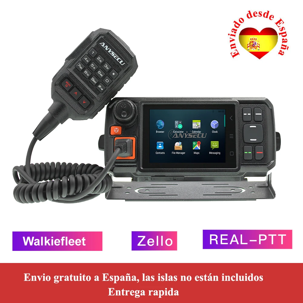 4G W2Plus сеть Радио Android 7 0 LTE WCDMA GSM рация с Wi Fi N60 работает реальной ptt / Zello|Рации| |