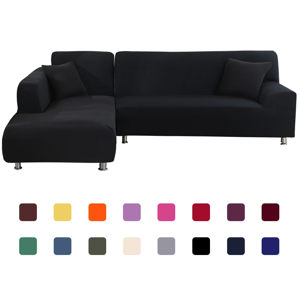 2 шт. Чехлы для углового дивана l-образный диван гостиной угловой стрейч