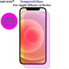 Закаленное стекло 9H 2.5D для Apple iPhone 13 12 Pro Max mini с защитой от синего фиолетового света