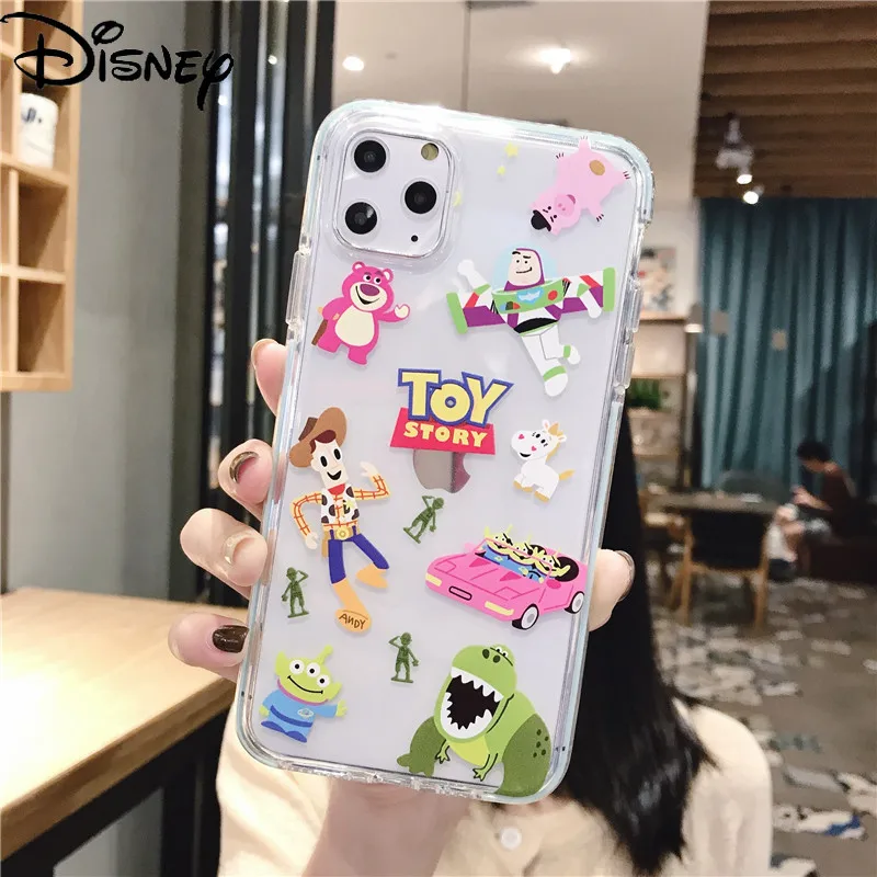 

Disney Hudi Strawberry Bear Original Phone Case for iPhone13 /7/8P/X/XR/XS/XSMAX/11/12/13Pro/13min Phone Case Cover Silicone