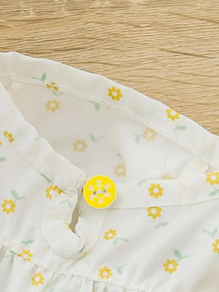 

Summer Dog Small Floral Princess Dress Breathable Dogs Skirt Princess Dog Birthday Wedding Dresses York For Pet Clothes