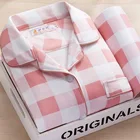 Женский пижамный комплект QWEEK, осенняя домашняя одежда для сна