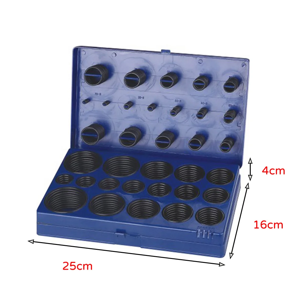 

407 Pcs Imperial Universal Soft And Flexible O-Ring Assortment Kit O-Ring AUTO Gromment Anti-corrosive And Wear Resistant